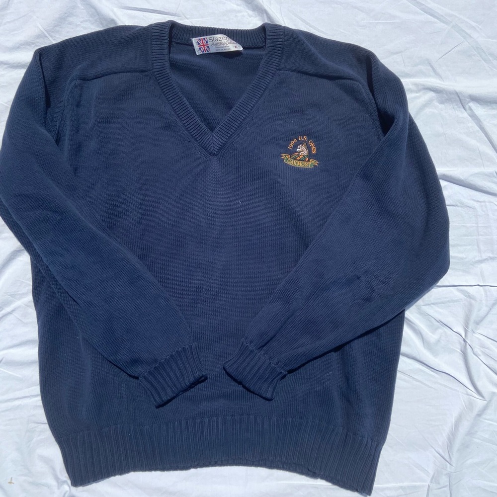 Retro Vintaged 1994 U.S Open Golf Slazenger Sweater, XL, SICK PIECE